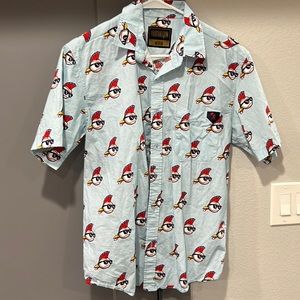 Major League “Wild Thing” button down